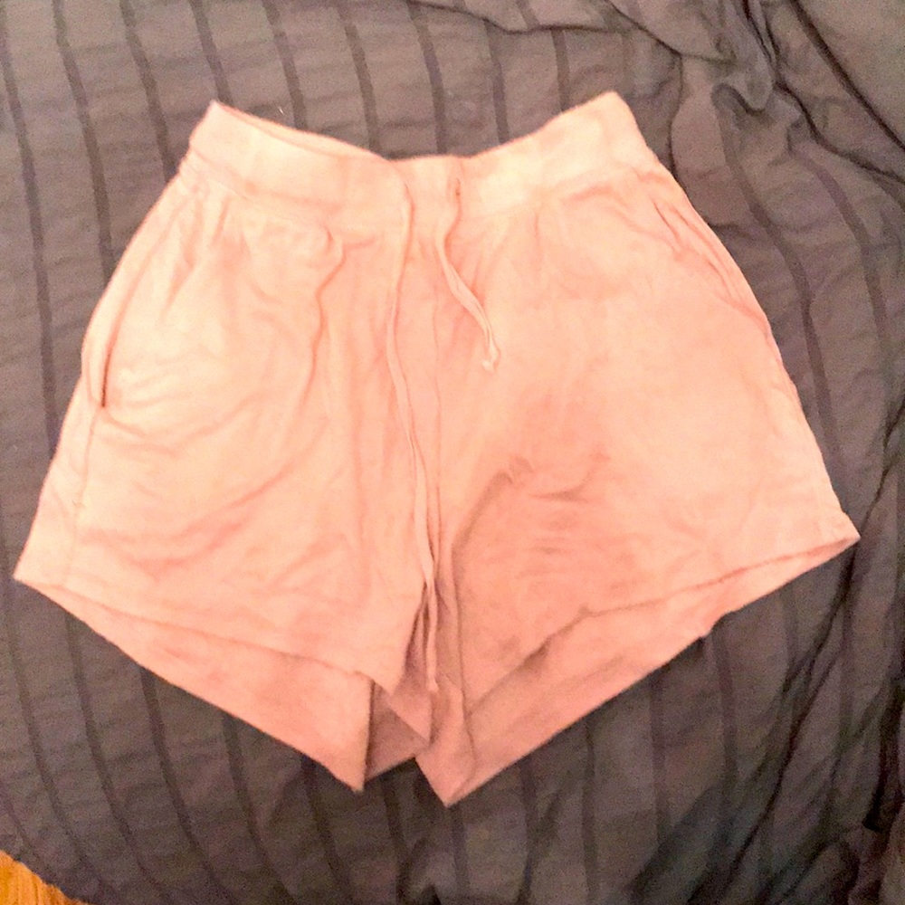 Super soft pink shorts